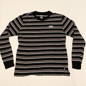 Vans Monochrome Striped Long Sleeve Tee